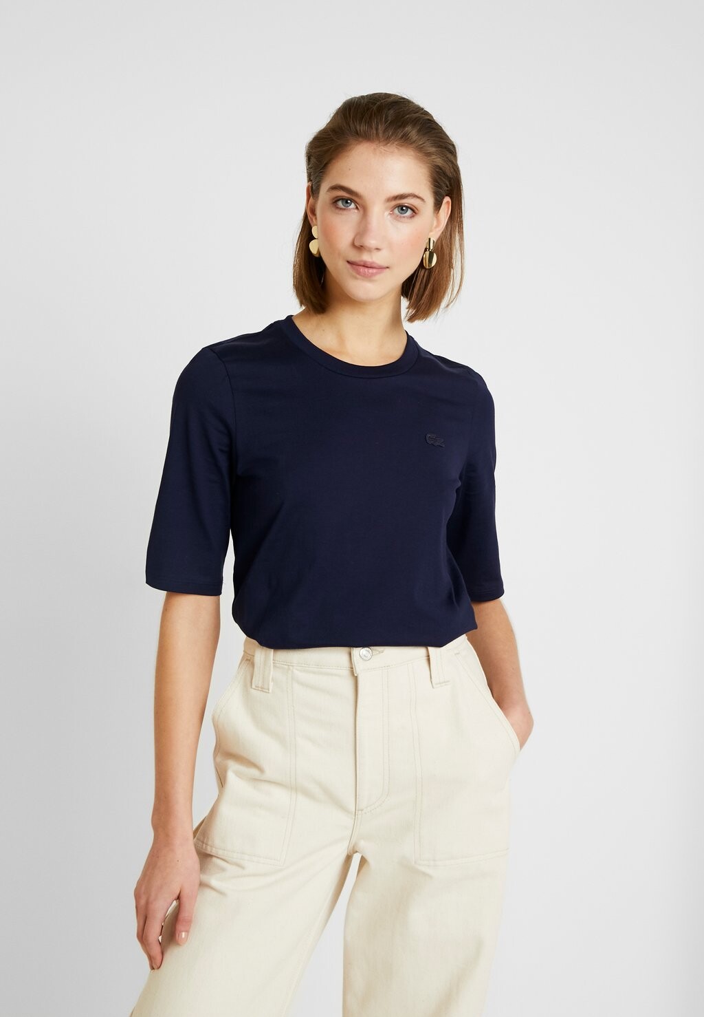 

Базовая футболка Lacoste, темно-синий