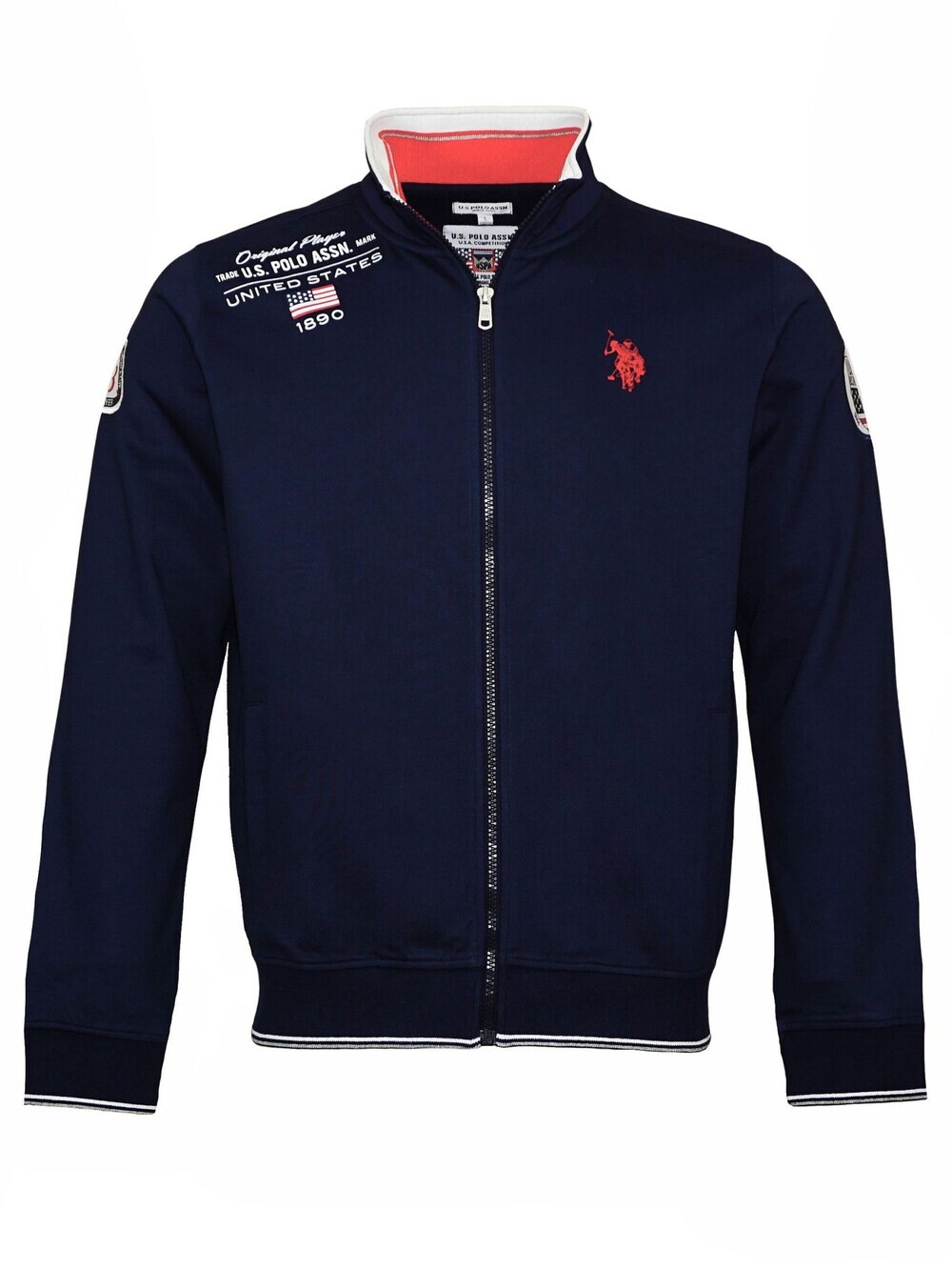 

Толстовка на молнии U.S. Polo Assn., темно-синий