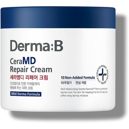 

Derma B CeraMD Repair Крем для тела Увлажняющий крем для тела без запаха для сухой и грубой кожи 14,54 эт. Оз. 430мл