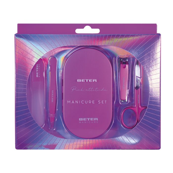 

Набор косметики Pink Attitude Kit Manicura Beter, Set 5 productos