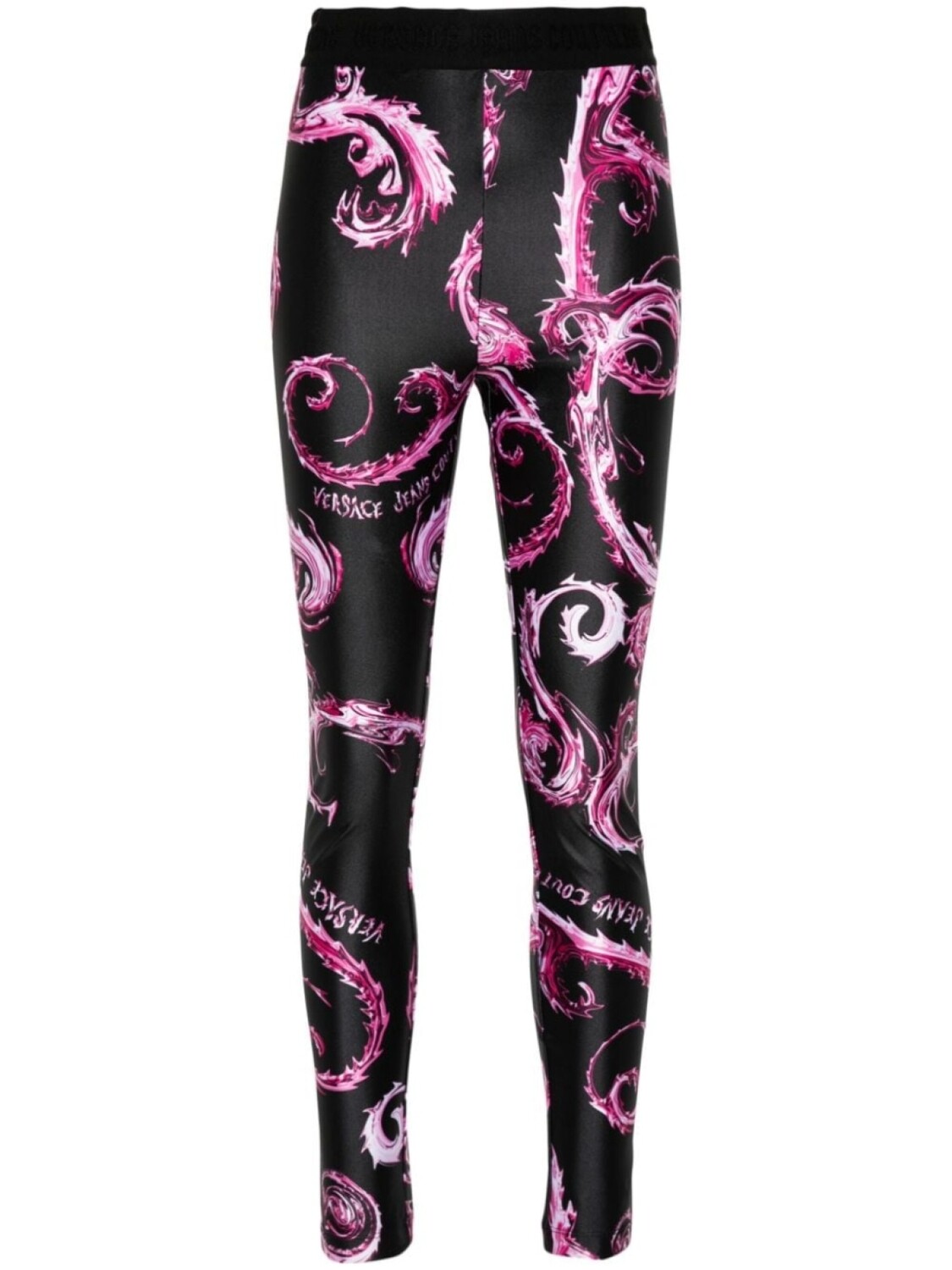 

Versace Jeans Couture легинсы с принтом Watercolour Couture, черный