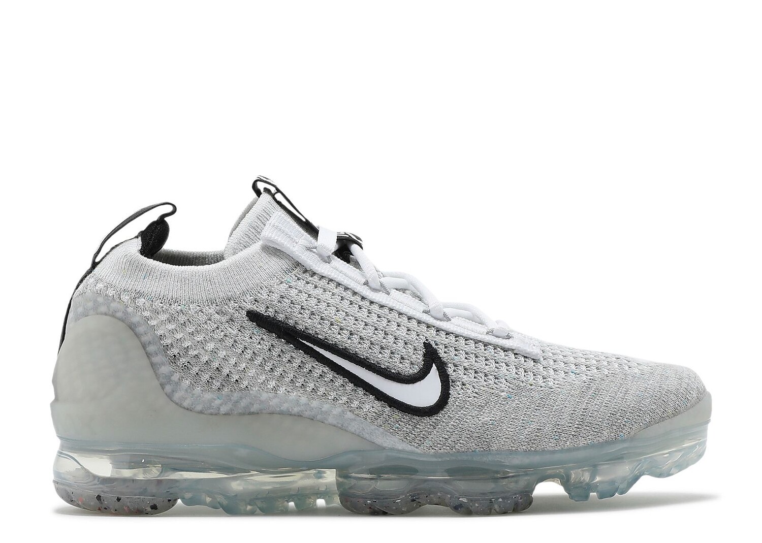

Кроссовки Nike Air Vapormax 2021 Flyknit Gs 'White Metallic Silver', белый