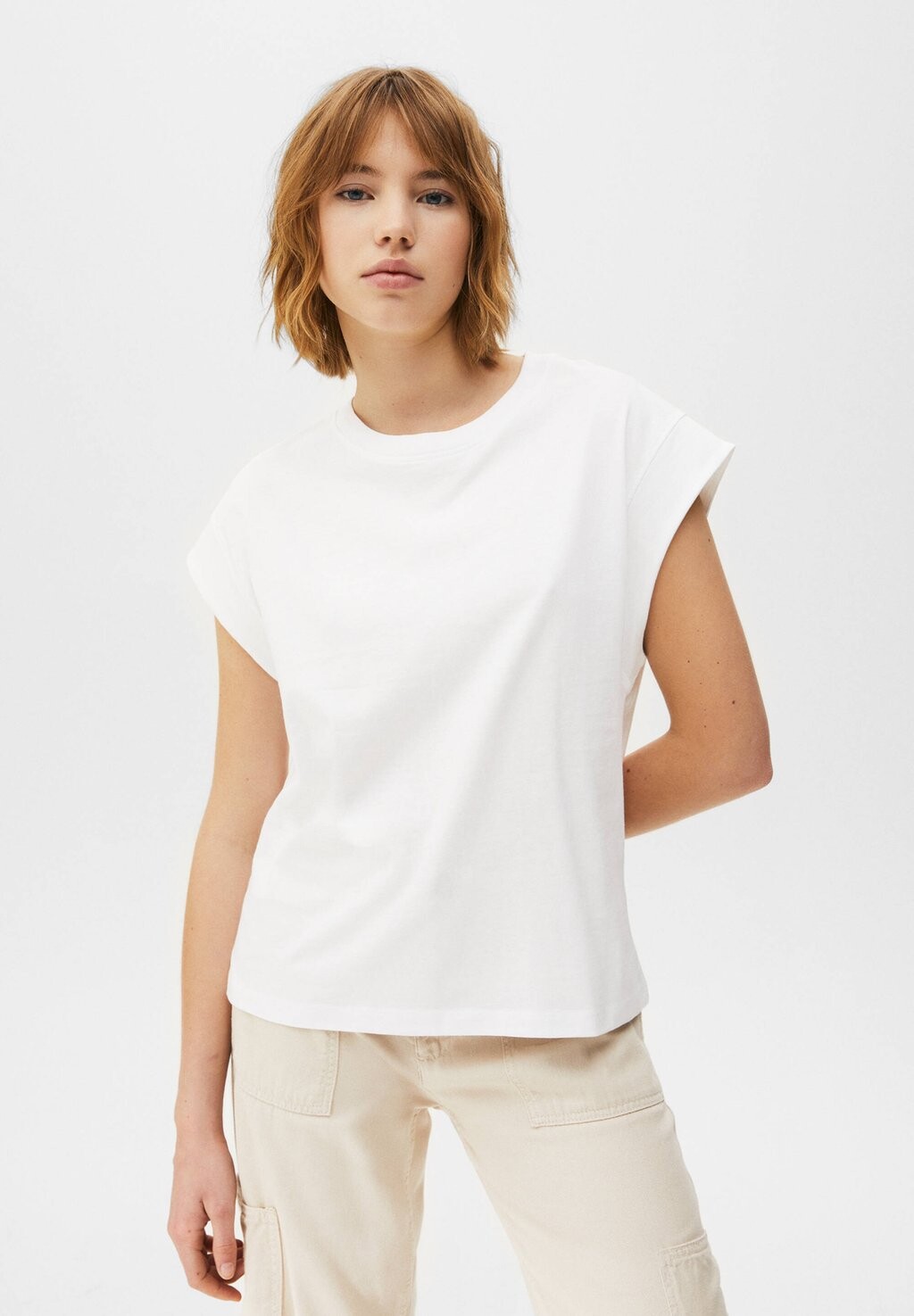 

Базовая футболка PULL&BEAR, белый