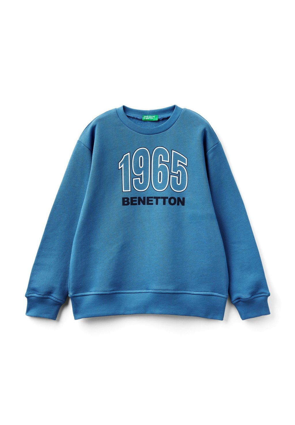 Толстовка WITH LOGO United Colors of Benetton, синий
