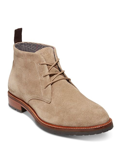 

Мужские ботинки чукка на шнуровке Berkshire Cole Haan, цвет Tan/Beige