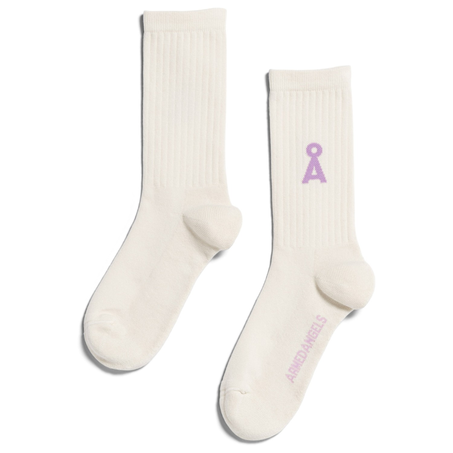 Многофункциональные носки Armedangels Saamu Bold, цвет Oatmilk/Lavender Light