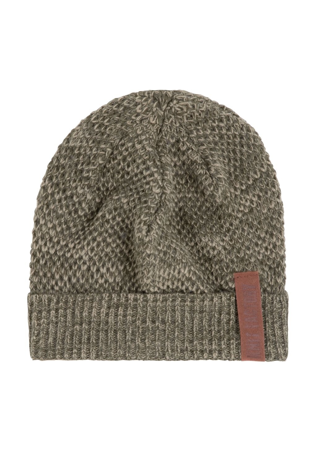 

Шапка JAZZ Knit Factory, цвет green olive