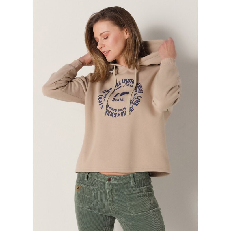 

Худи Lois Jeans, коричневый