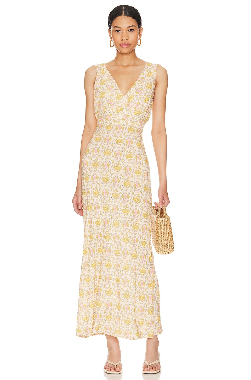 

Платье макси SPELL Yellow Rose Bias, цвет Honeysuckle