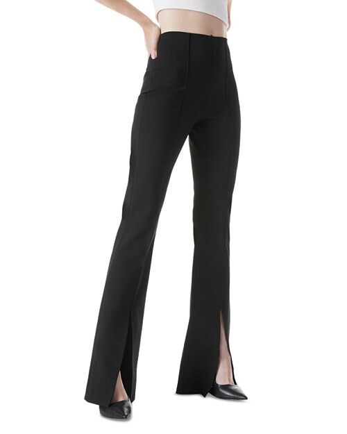 

Брюки Emiko с разрезом по краю Alice and Olivia, цвет Black