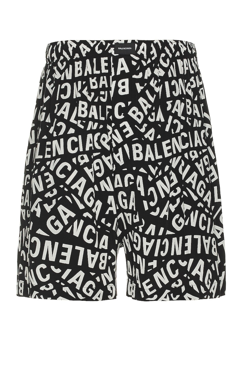 

Шорты Balenciaga Logo Pyjama, цвет Black & Grey
