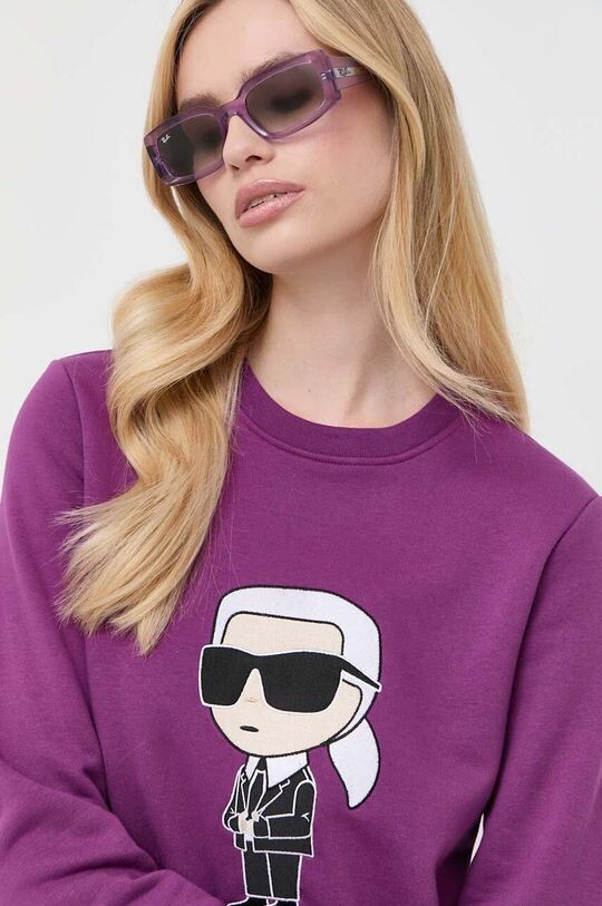 

Фуфайка Karl Lagerfeld, фиолетовый