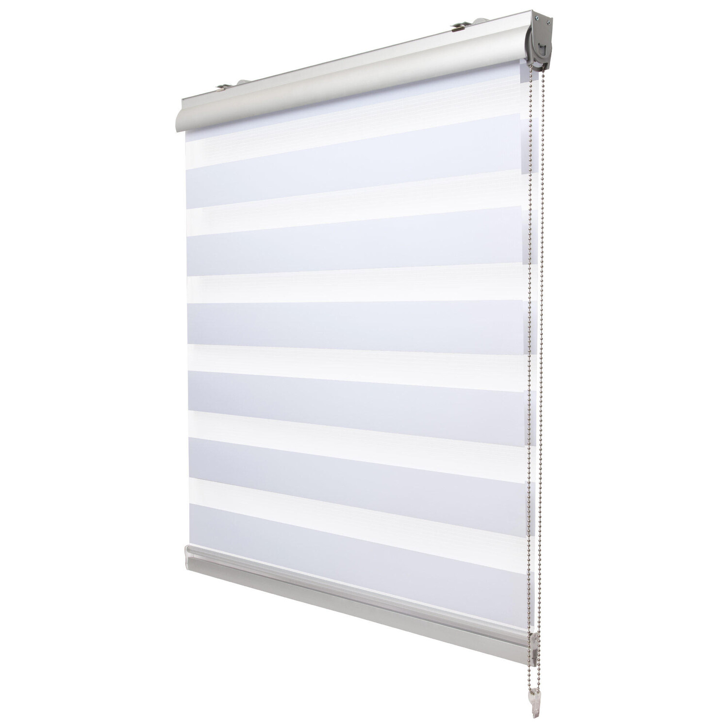 

Двойные руленые шторы soldecor dk9 с кассетой 100/220 см белый Sol Royal, белый