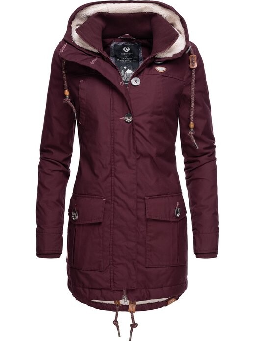 

Зимняя куртка jane black label Ragwear, бордовый