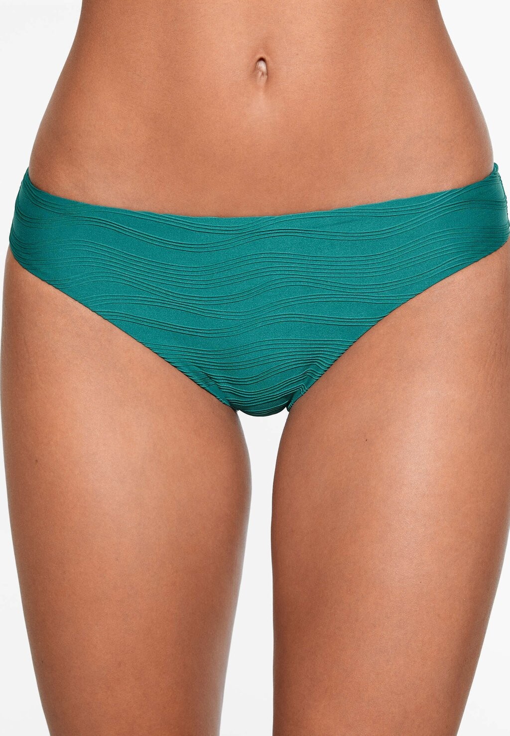 

Плавки бикини WAVE TEXTURED CLASSIC OYSHO, цвет mottled green
