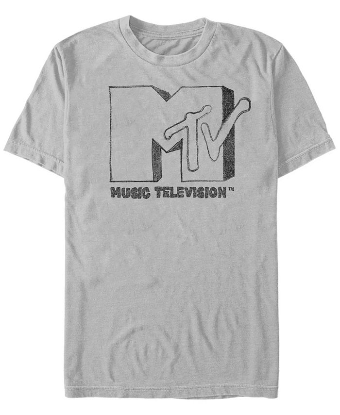 цена Мужская футболка с коротким рукавом и логотипом MTV Sharpie Fifth Sun, серебро