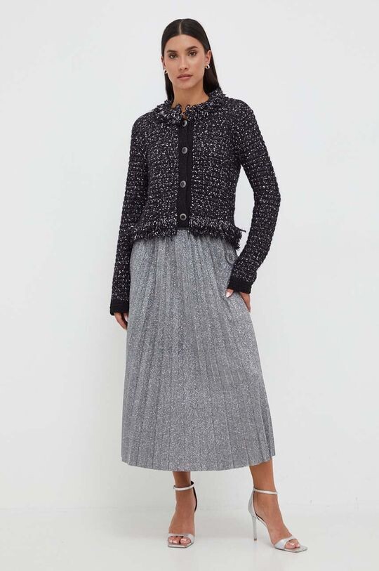 

Свитер из смесовой шерсти Twinset, черный