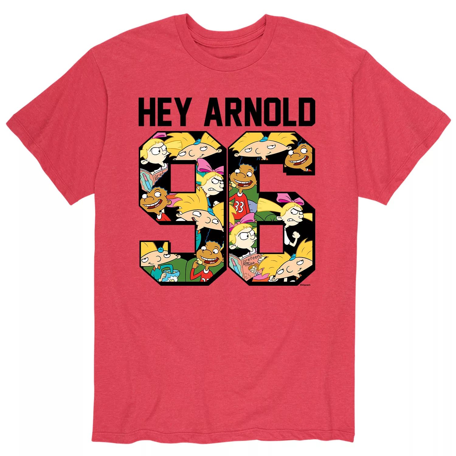 Мужской «Эй, Арнольд!» Футболка «Эй, Арнольд 96» Licensed Character