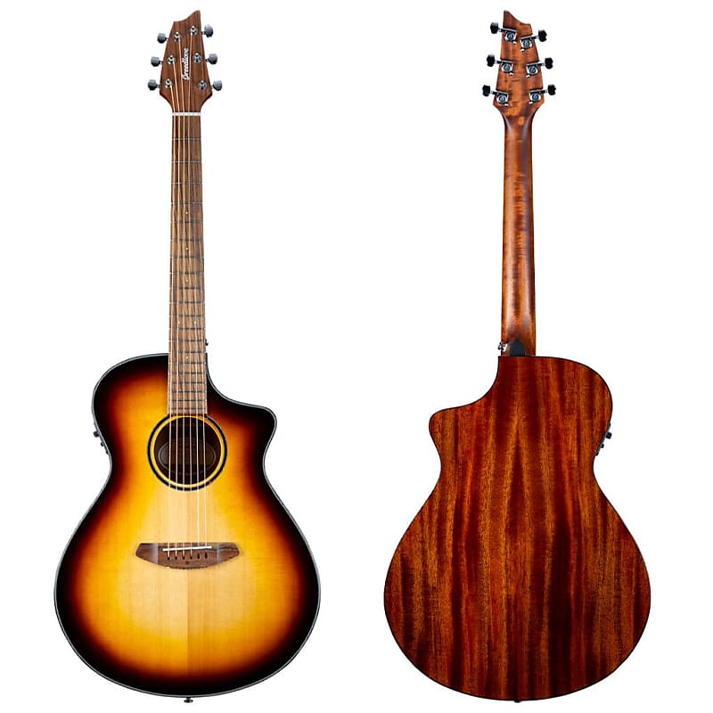 цена Акустическая гитара Breedlove Discovery S Concert Edgeburst CE Sitka Acoustic Electric Guitar