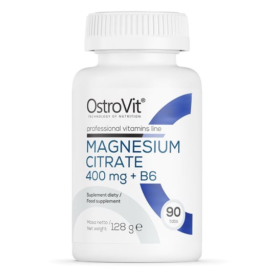цена OstroVit, Цитрат магния 400 мг + B6 - 90 таблеток