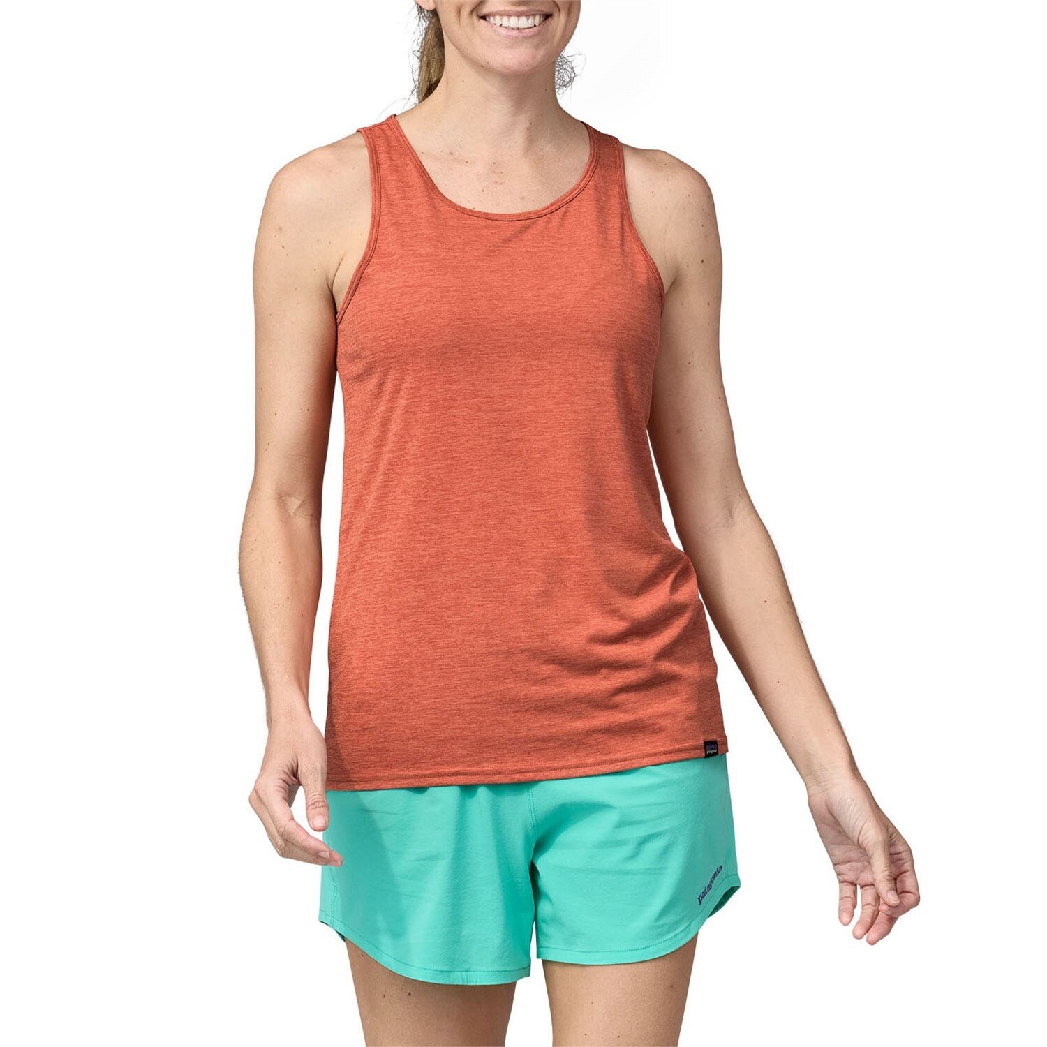

Топ Patagonia Cap Cool Daily Tank, цвет Quartz Coral - Light Quartz Coral X-Dye
