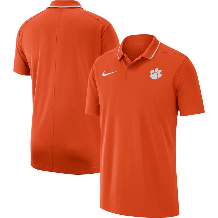 

Поло с коротким рукавом Nike Clemson Tigers, оранжевый