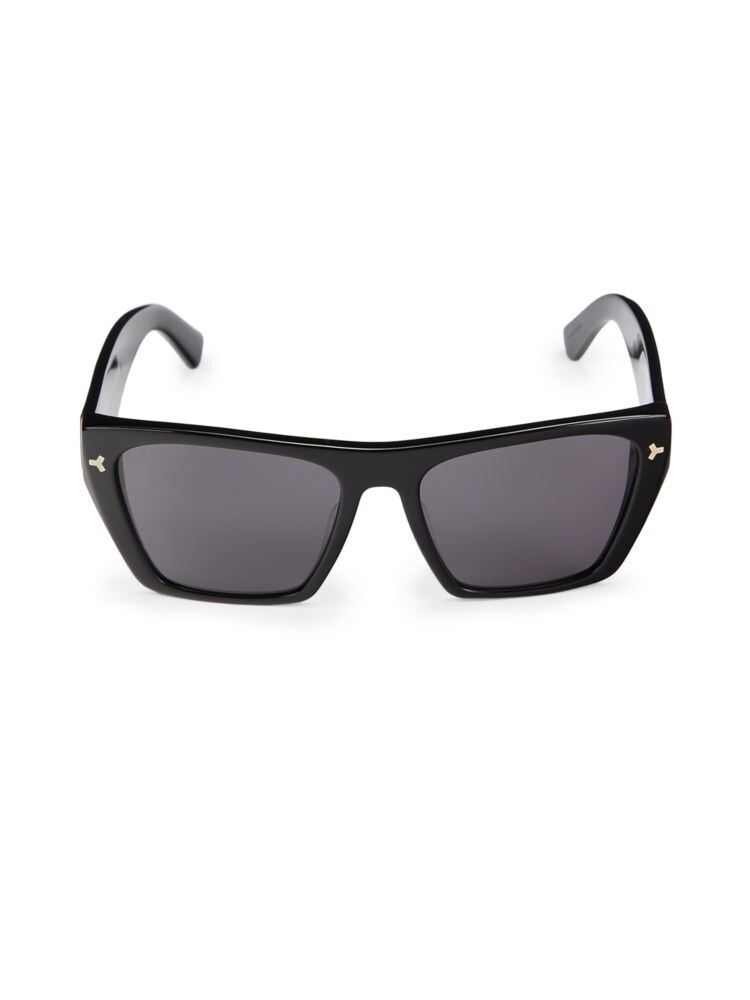 

Прямоугольные солнцезащитные очки 55MM Bally, черный