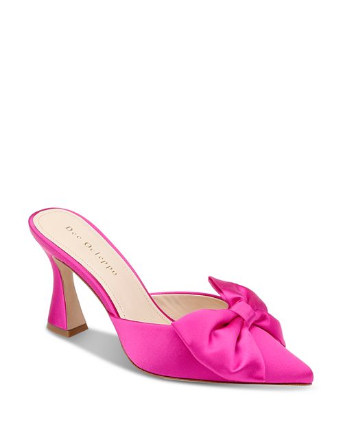 Женские мальдивские туфли-лодочки без шнуровки с острым носком Dee Ocleppo, цвет Pink фото