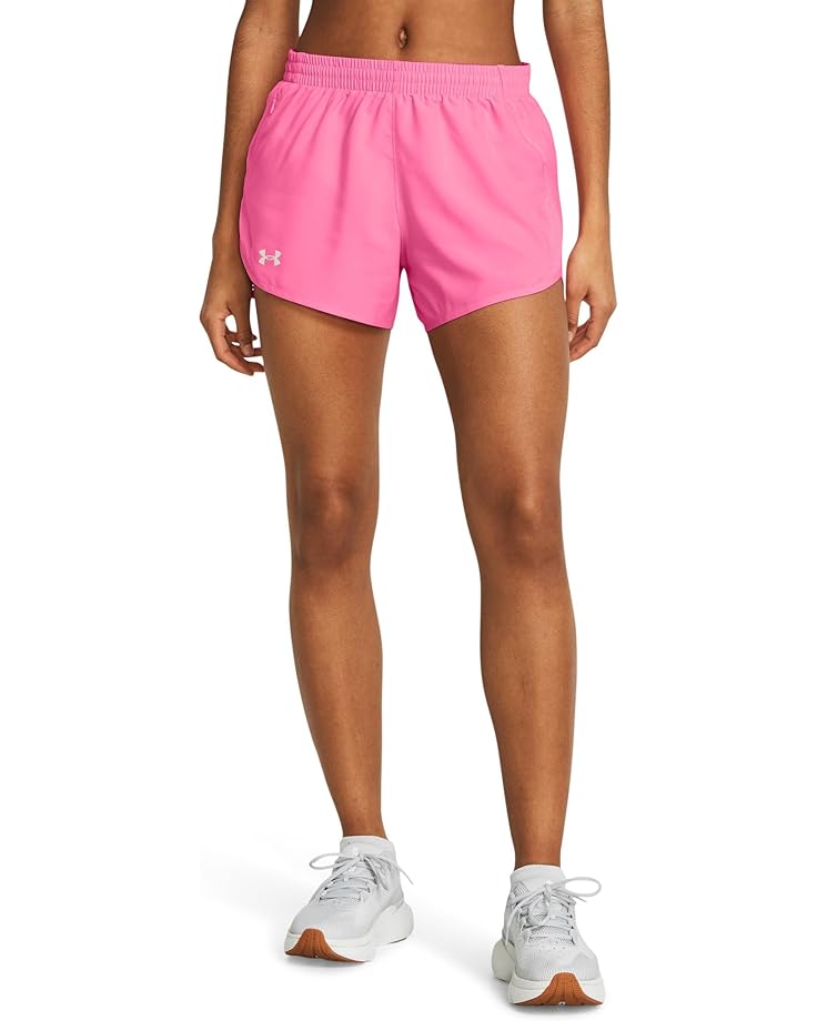 Шорты Under Armour Fly By, цвет Fluo Pink/Fluo Pink/Reflective