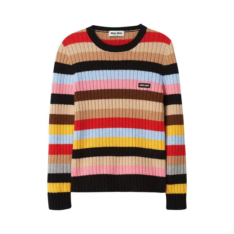 

Свитер Miu Miu Cashmere 'Multicolor', разноцветный
