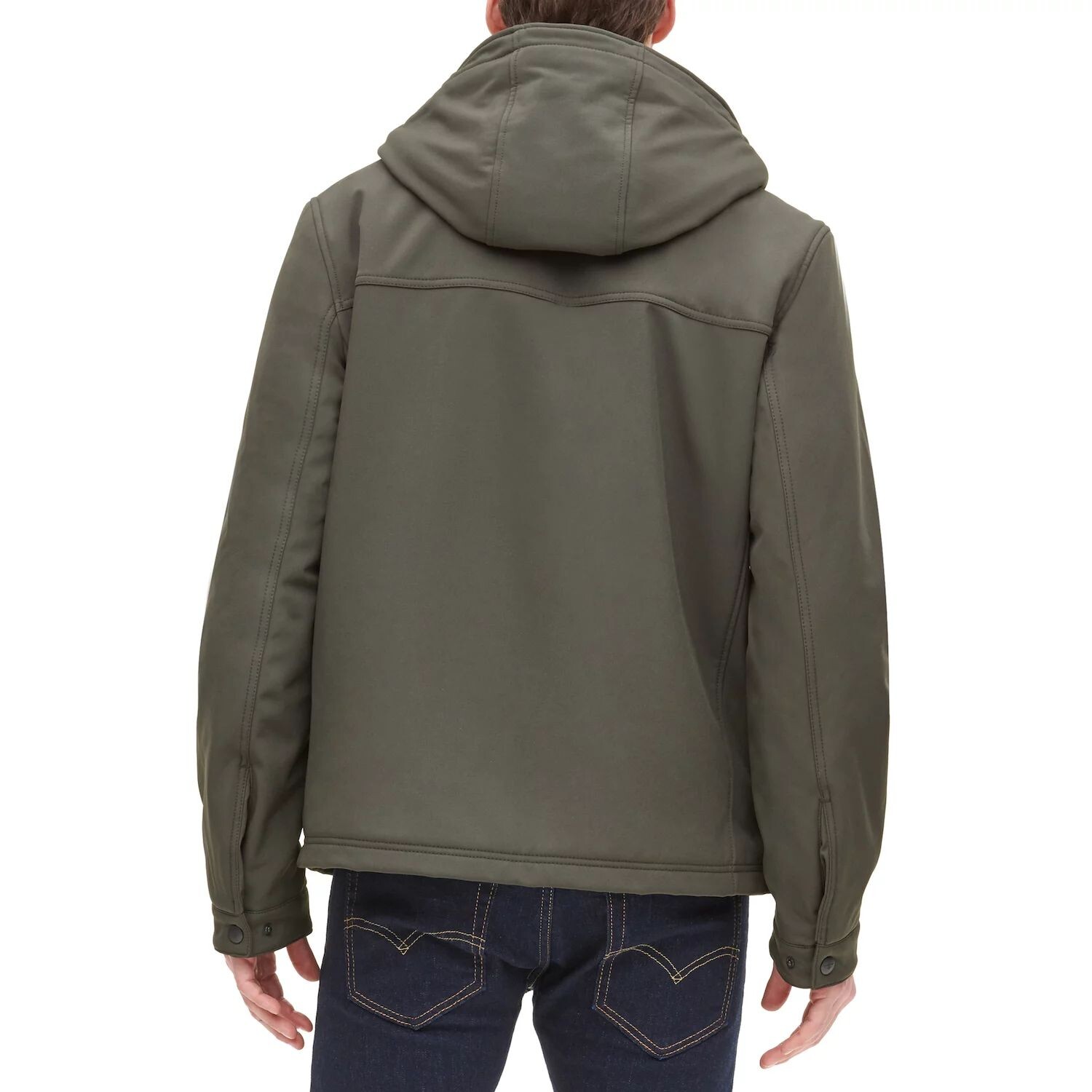 

Мужская куртка из софтшелла с капюшоном на подкладке из шерпы Dockers