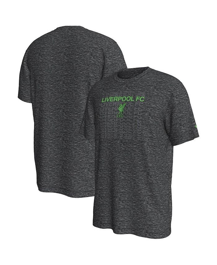 

Мужская футболка Heather Black Liverpool RLGD Performance Nike, черный
