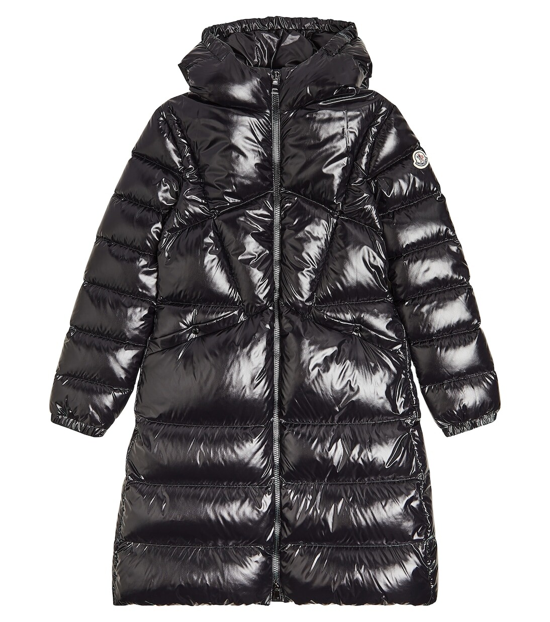 

Пуховик селенга Moncler Enfant, черный