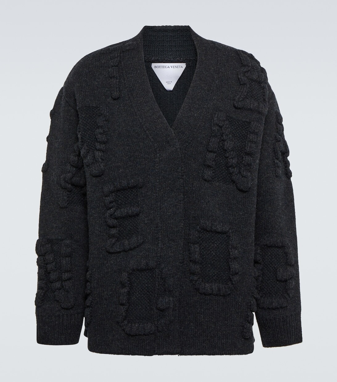

Шерстяной кардиган Bottega Veneta, серый