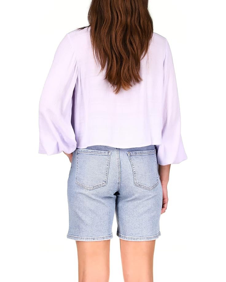 Блуза Sanctuary Relaxed High-Low Textured Blouse, цвет Lilac Field