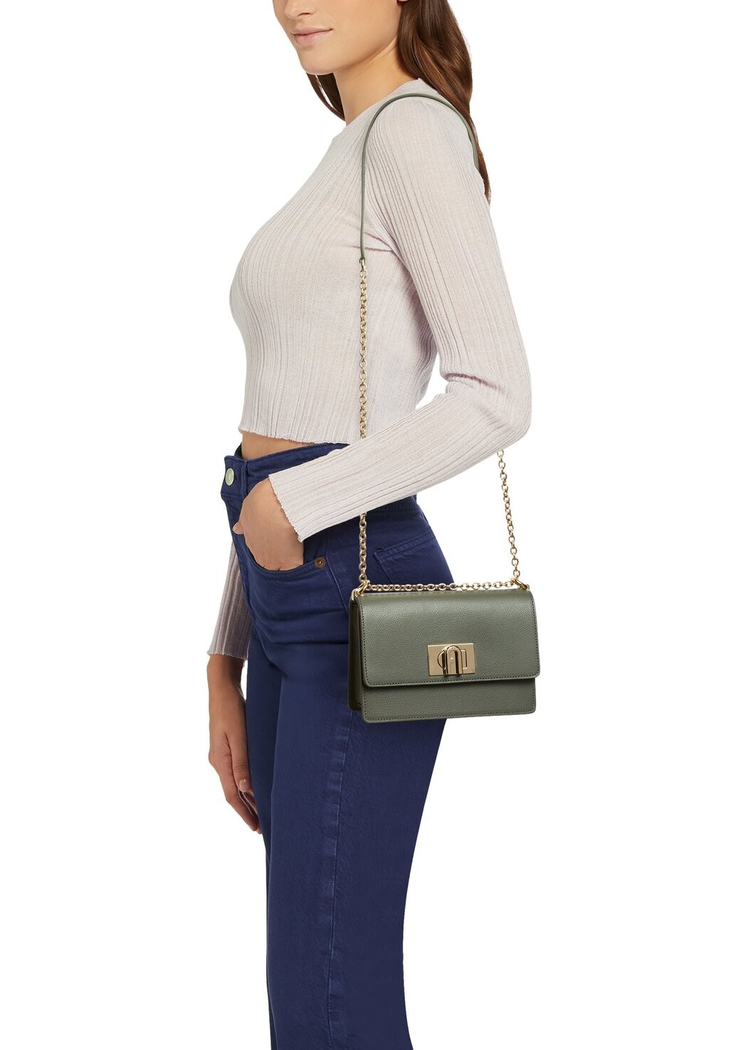

Сумка через плечо Furla 1927, пыльно-зеленый