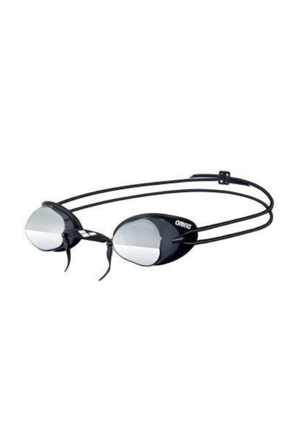 Очки для плавания Swedix Mirror - Зеркальные линзы Arena, серебро очки для плавания arena swedix black blue