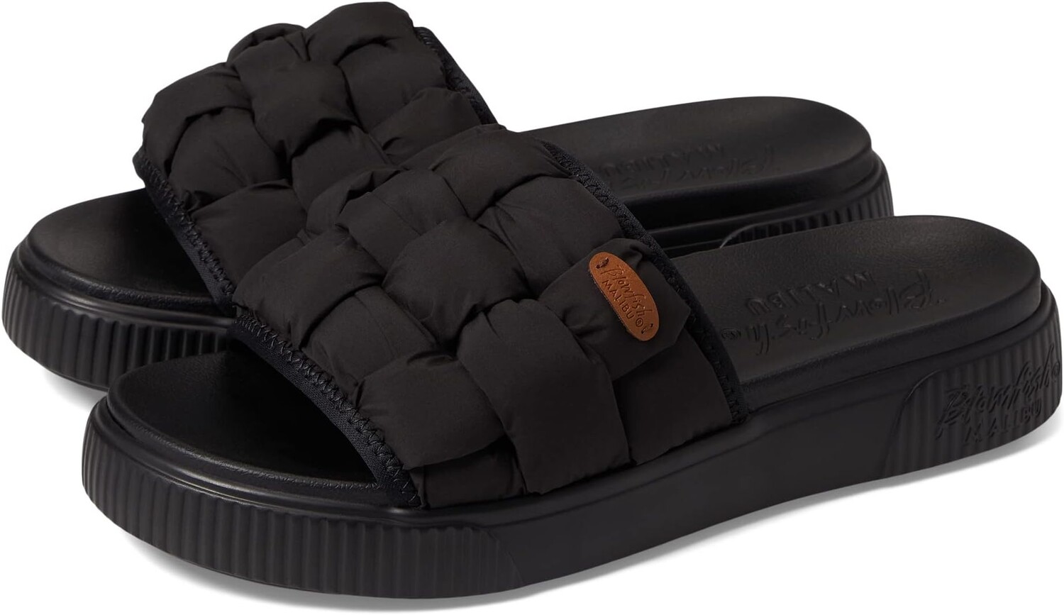 Сандалии на плоской подошве Darcy Blowfish Malibu, цвет Black Puffy Nylon