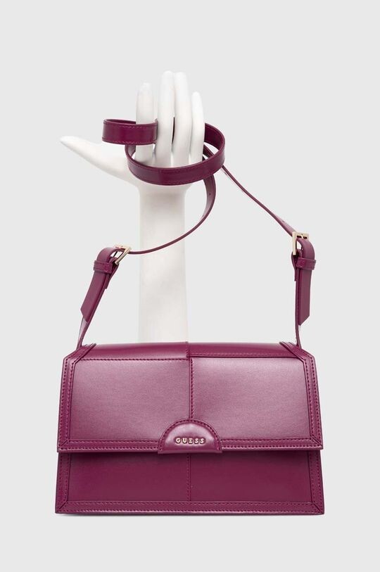 

Кожаная сумочка Guess, гранат