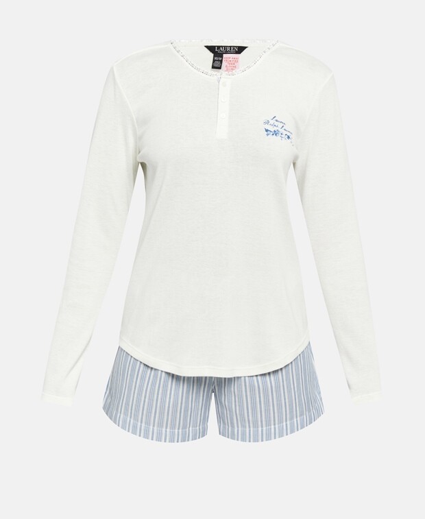 

Пижама Lauren Ralph Lauren, светло-синий