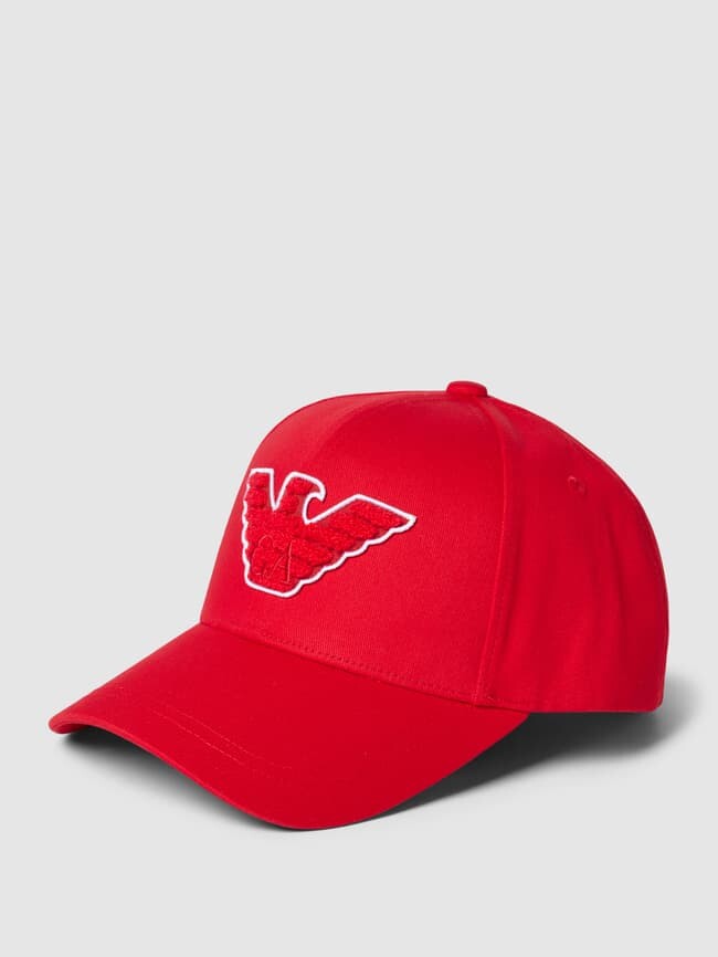 

Бейсболка с этикеткой Emporio Armani, красный