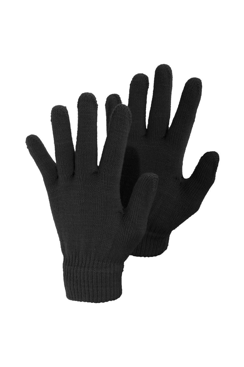 Обычные зимние волшебные перчатки Universal Textiles, черный распродажа термовязаные зимние перчатки universal textiles черный