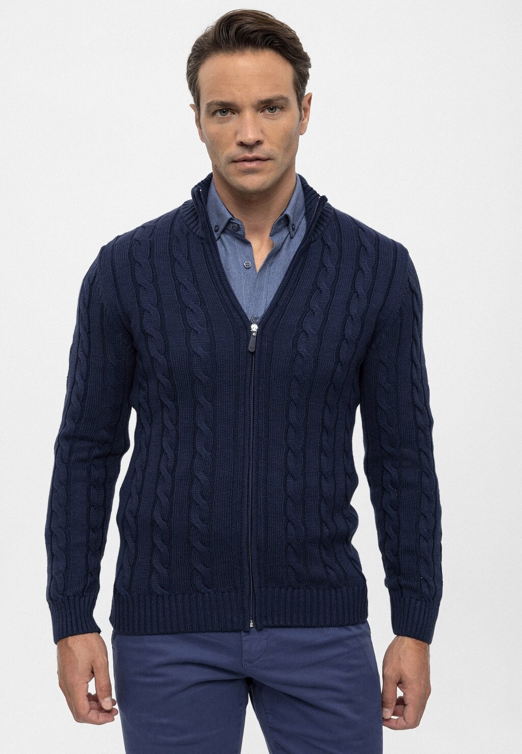 

Кардиган Full Zipper Felix Hardy, цвет dark blue