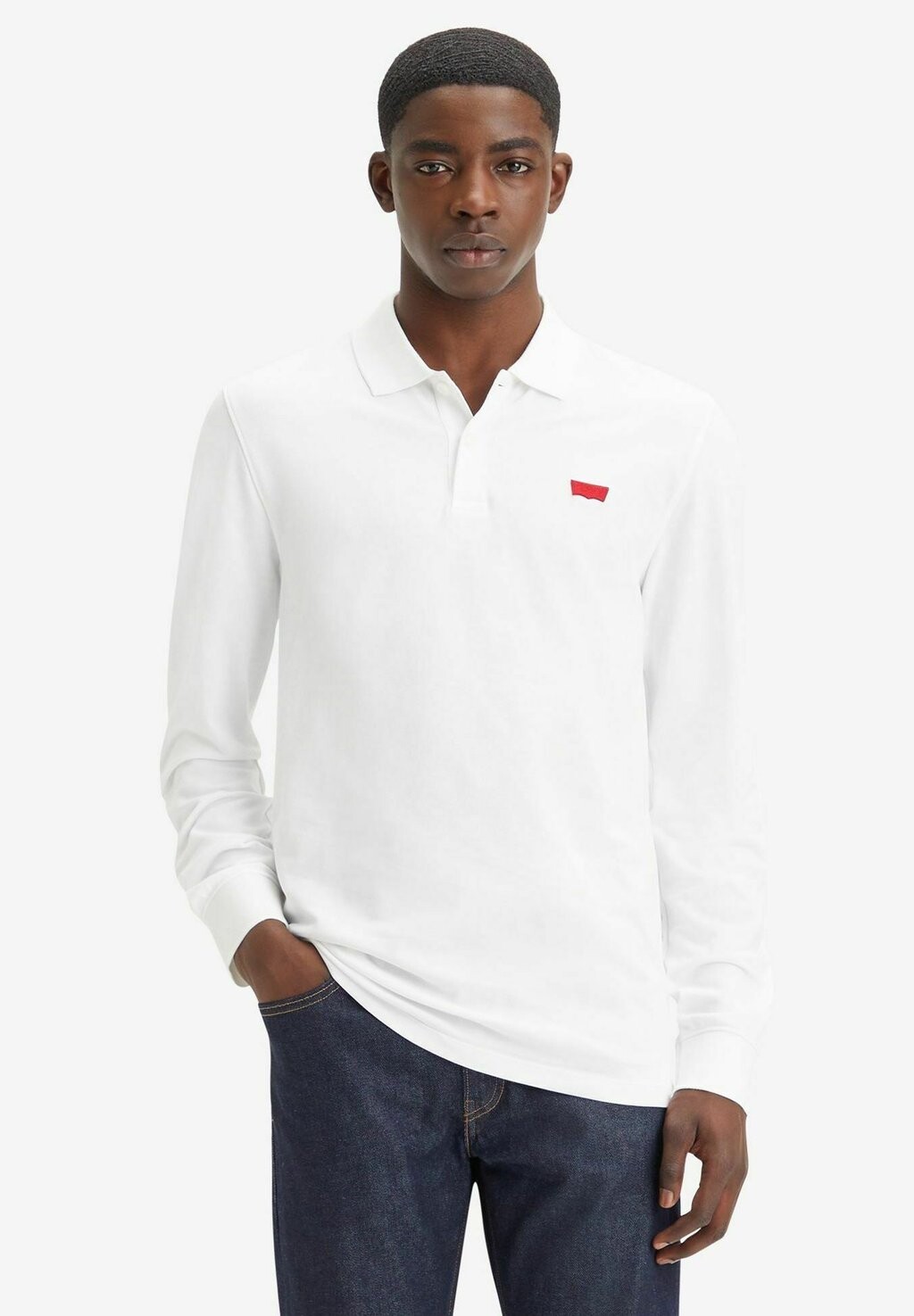 Топ с длинными рукавами HOUSEMARK BRIGHT Levi's, белый деним