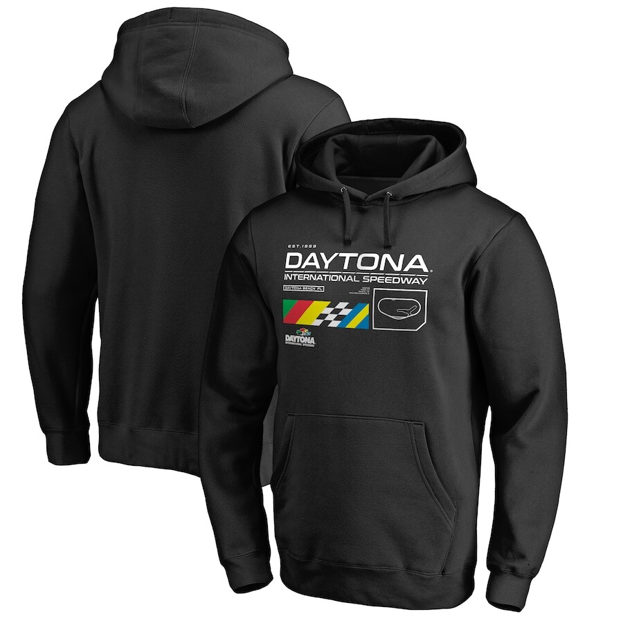 

Пуловер с капюшоном Fanatics Branded Daytona International Speedway, черный