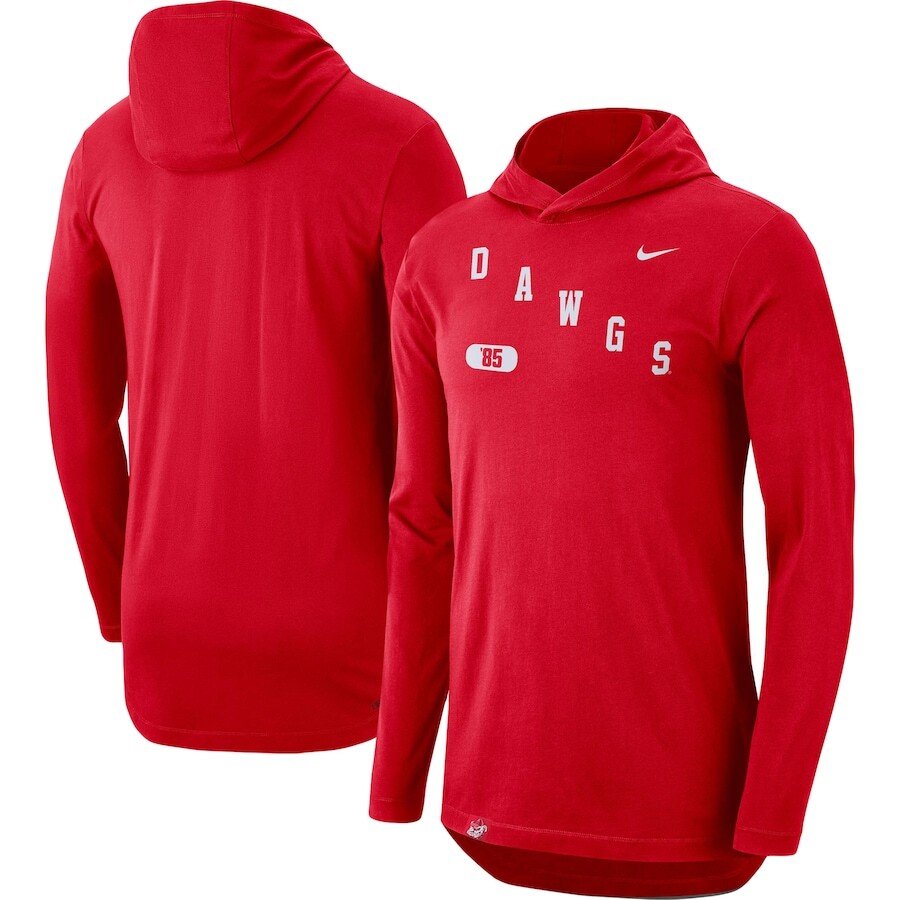 

Футболка с длинным рукавом Nike Georgia Bulldogs, красный
