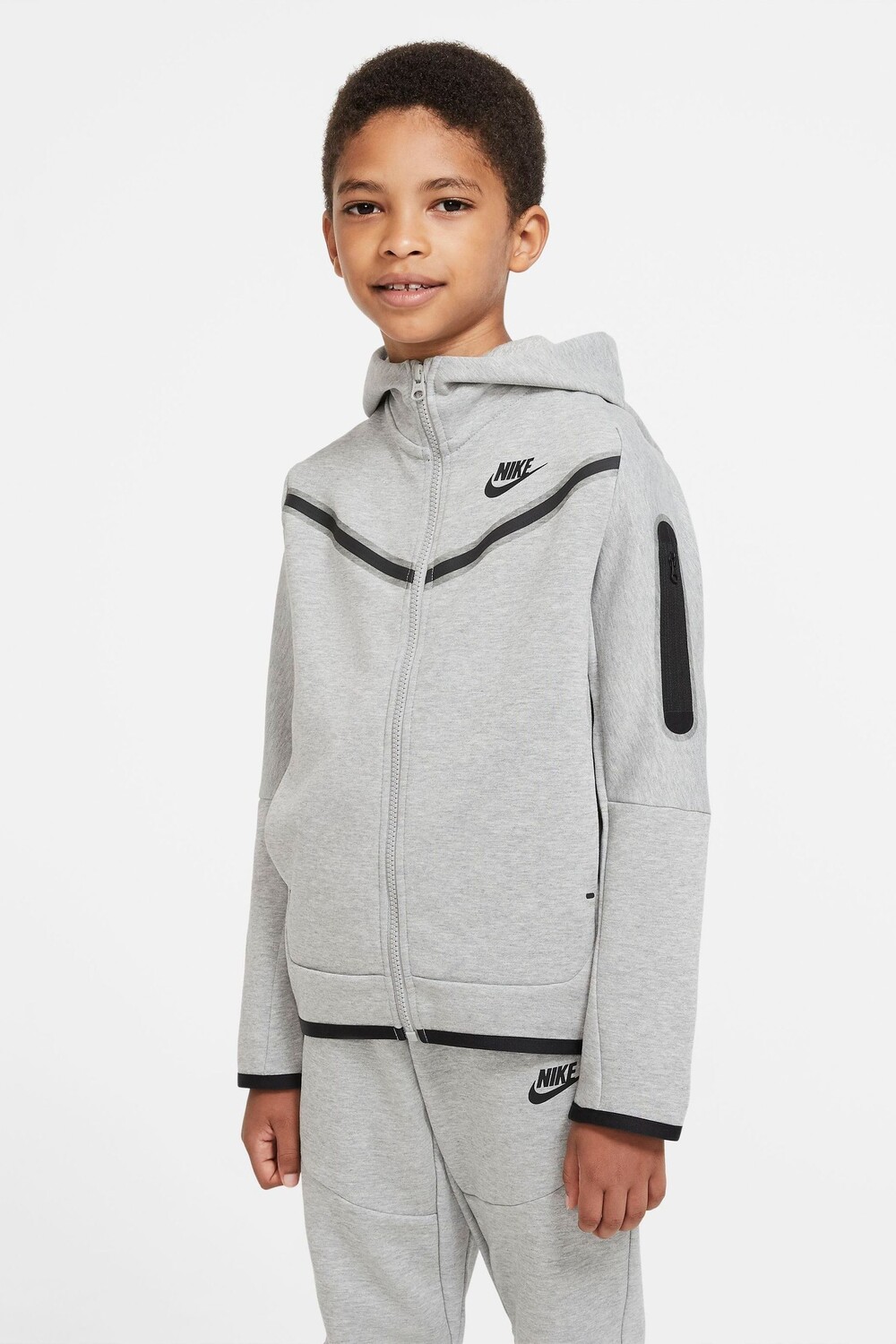 

Толстовка из технического флиса Nike, серый