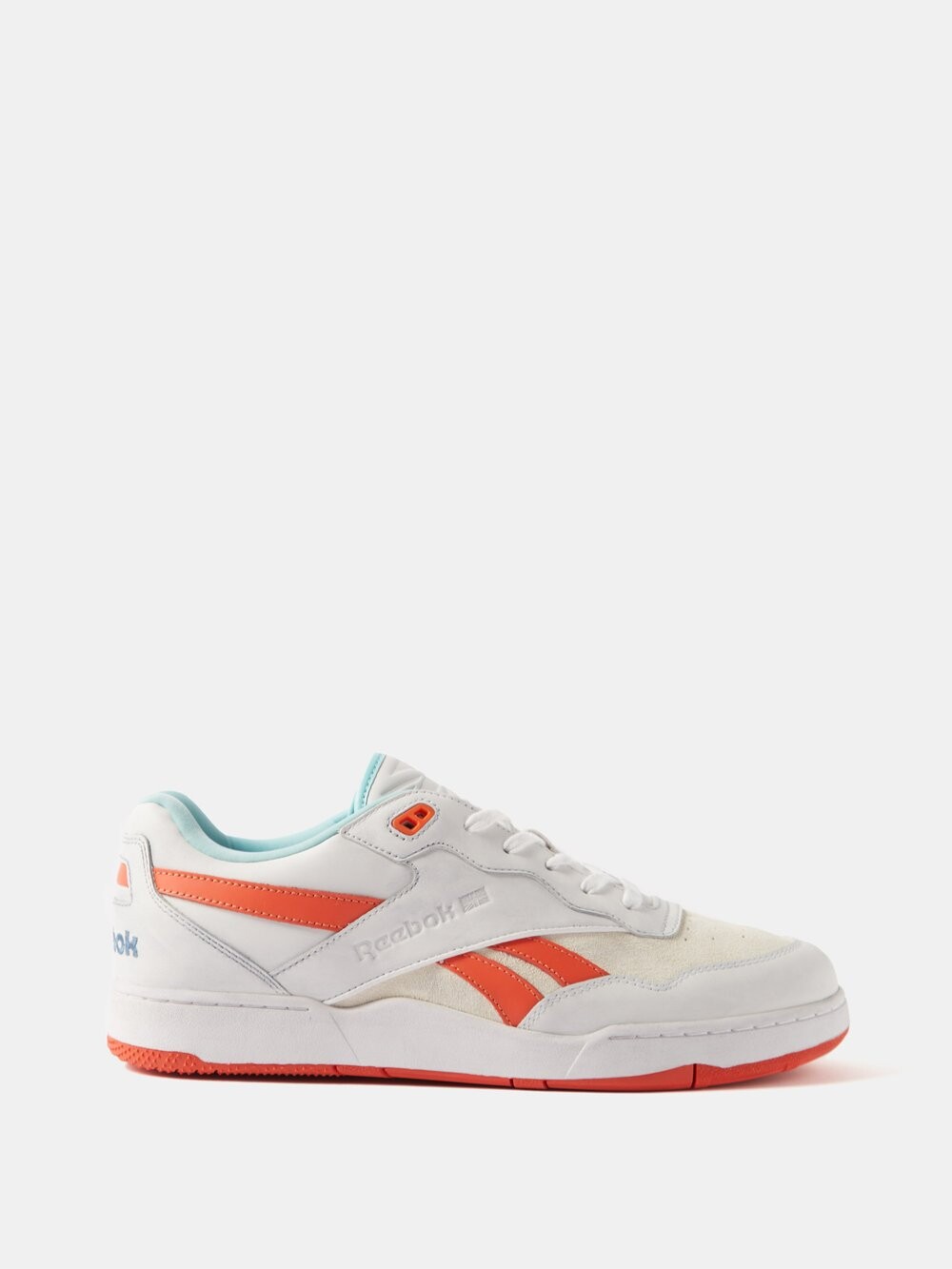 

Кроссовки bb 4000 ii из кожи и замши Reebok, оранжевый