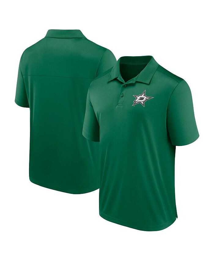 

Мужская рубашка-поло с левым боковым блоком и фирменным логотипом Kelly Green Dallas Stars Fanatics, зеленый