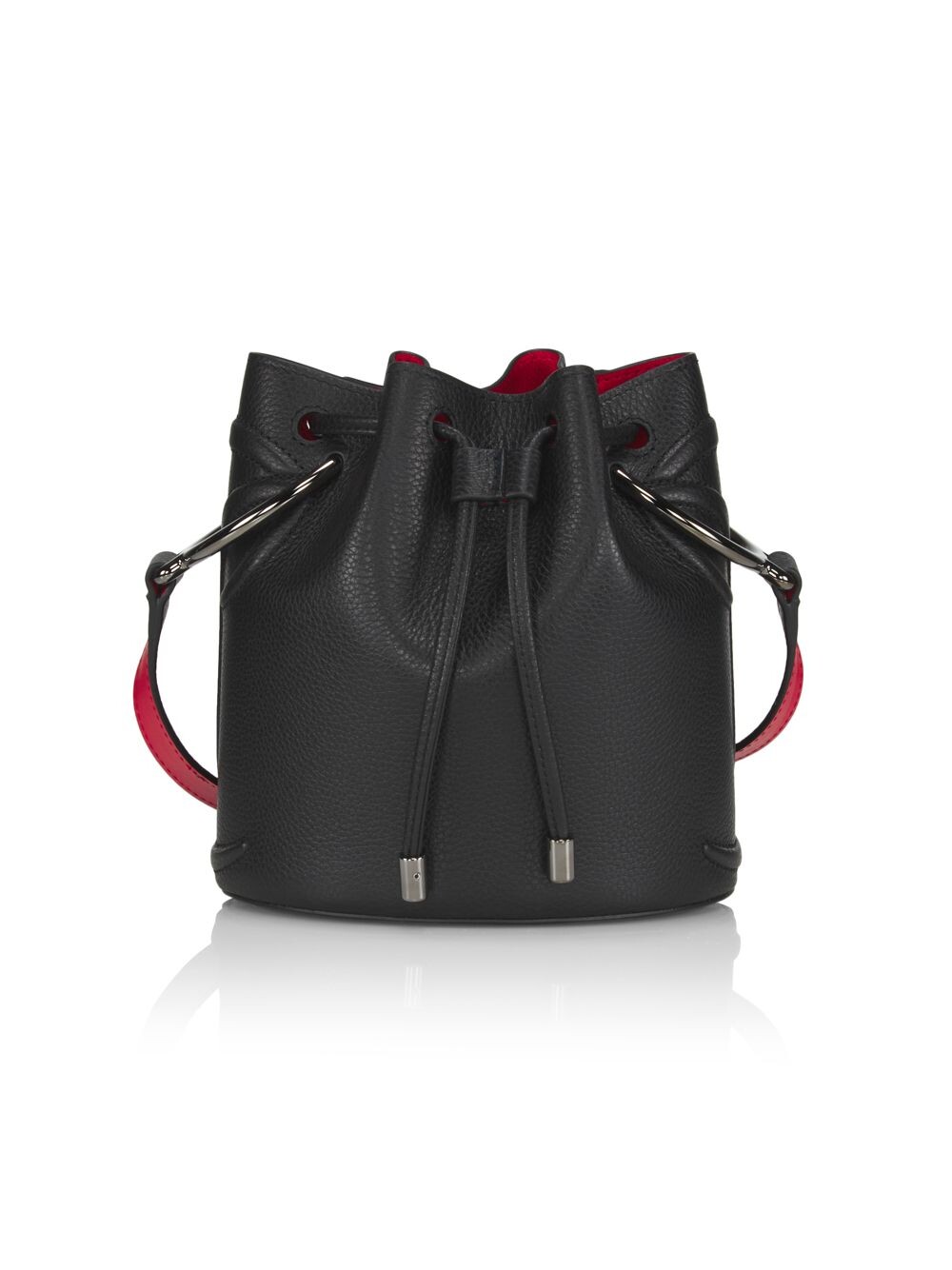 

Кожаная сумка-мешок By My Side Christian Louboutin, черный